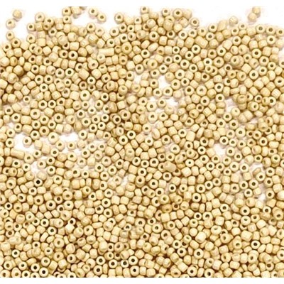 Бисер G 12/0 цв.бледно-бежевый матовый K32/ уп.450г/ фас.1уп.