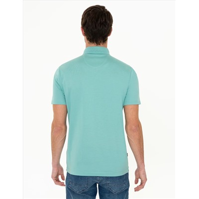 Cagla Green регулярно подходит Polo Yaka Mercerized T -Fork