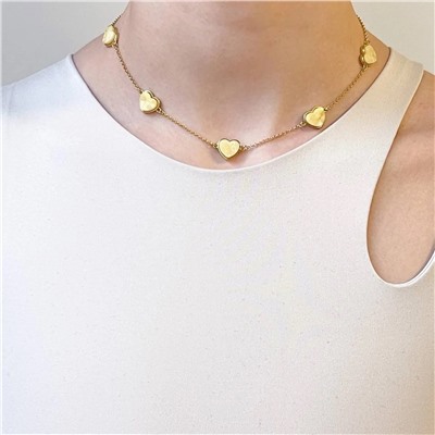 Колье серебряное с янтарём N9208ZM