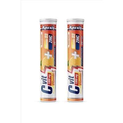 Dentreal Apexis C Vit 1000 Mg C Vitamini 2*20'li Tablet