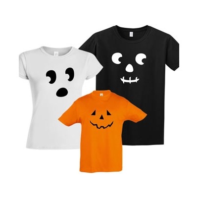 Семейные футболки "Monster face" halloween