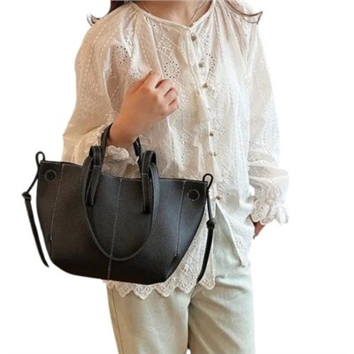 Женская кожаная сумка G-6828 BLACK