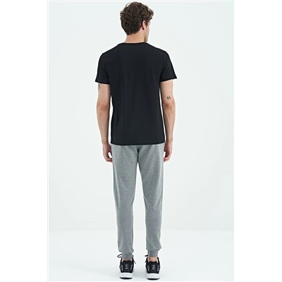Мужской спортивный костюм Alvin Grey Melange Jogger — 84908 A11ER-84908