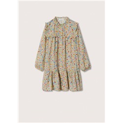 Vestido estampado floral -  Niña | MANGO OUTLET España