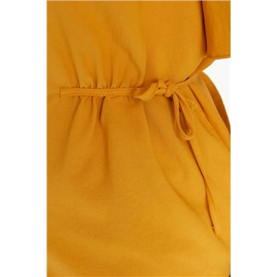 Плетение горчицы v -neck -sInding blouse tbbss22bz0753