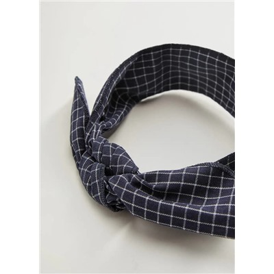 Diadema estampada lazo -  Niña | MANGO OUTLET España