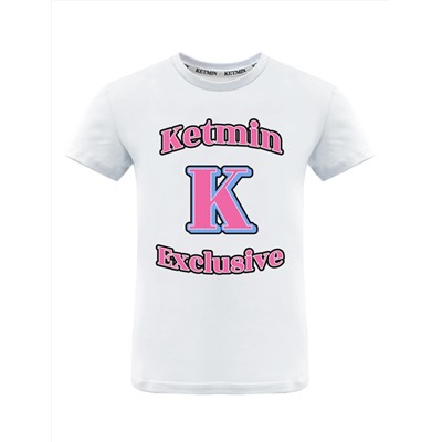 Футболка детская KETMIN EXCLUSIVE цв.Белый/розовый