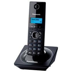 Радиотелефон PANASONIC KX-TG1711RUB, память на 50 номеров, АОН, повтор, часы/будильник, чёрный