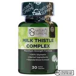 Комплекс расторопши Nature's Supreme 30 капсул