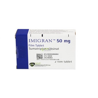 IMIGRAN 50 mg 2 tablet