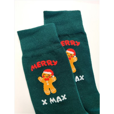 Носки НГ р.35-40 "Merry Christmas" Пряник X Max