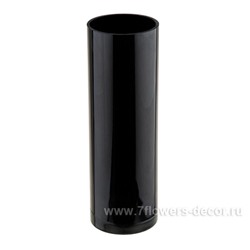 Ваза "Black" (стекло), D10xH30 см