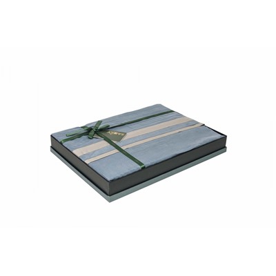 Постельное белье Sarev ELITE GROUP евро N318 KIMERA CUPRO Vegan Silk v2/ MAVI