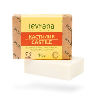 Натуральное мыло ручной работы Кастилия, 100гр