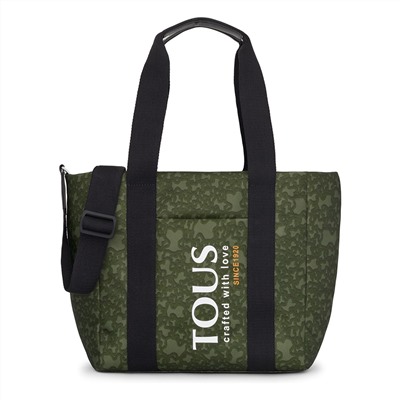 Bolsos shopper Kaos Mini Evolution Ny - caqui - 41 x 28 x 13 cm