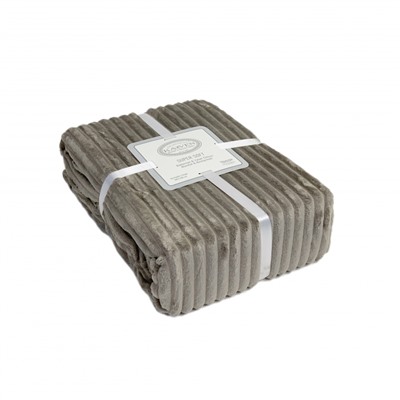 Плед KARVEN Super Soft DIAS 160*220 п/э 1.5 спальный Р 941бежевый (Акция)