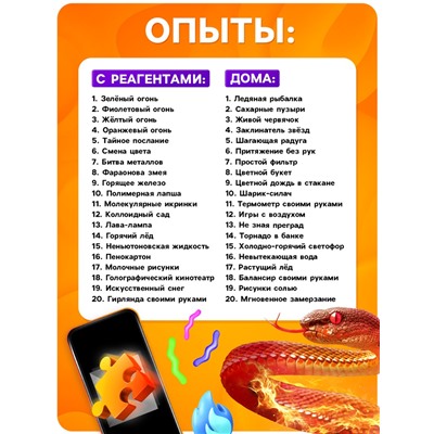 Набор для опытов для детей «Большой подарок», 40 опытов