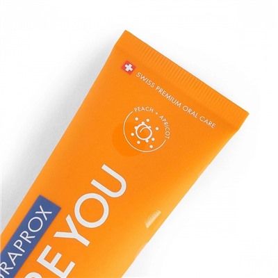 Зубная паста CURAPROX Be You Pure happiness со вкусом персика и абрикоса 60 мл