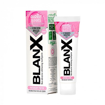Зубная паста Blanx Glossy White, 75 мл