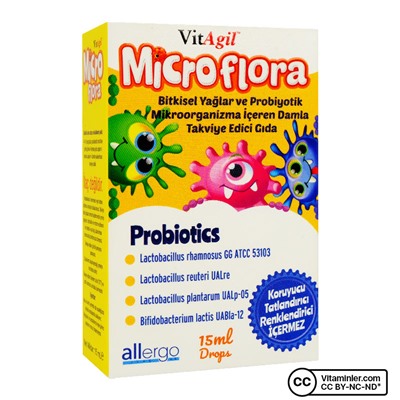 Allergo VitAgil Микрофлора Капли с пробиотиками 15 мл