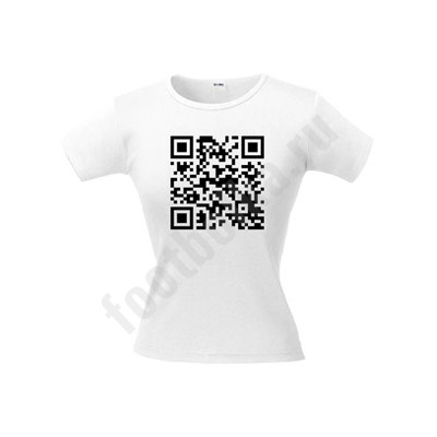 Футболка "Самая лучшая в мире жена" / QR код /