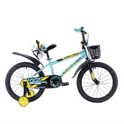 Велосипед 18" Krypton Super KS01SBY18 скай блю жёлтый
