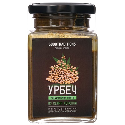 Урбеч из семян конопли, 260мл