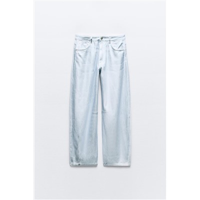 JEANS TRF BAGGY BALLOON FOIL TIRO MEDIO