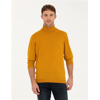 Safran Slim Fit Fisherman Shece Sheam Смешанный базовый вязаный свитер