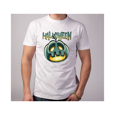 Футболка halloween "Зеленая тыква"