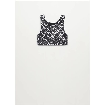 Top deportivo estampado -  Niña | MANGO OUTLET España