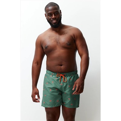 Khaki Standard Boy Cancer Printed Mea Short Tmnss24kd00006