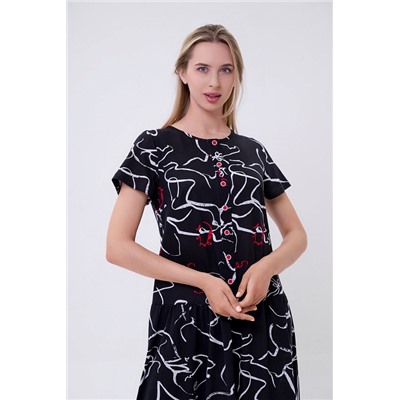 Платье женское из кулирки Кармелита / Зигзаг