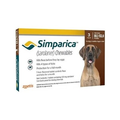 Simparica  40-60 кг (120 мг)