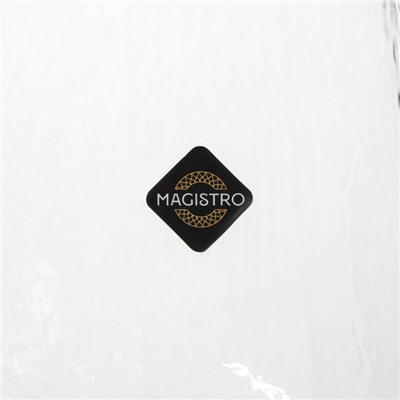 Бокалы для вина Magistro «Дарио», 500 мл, 10×25 см, стекло, прозрачные, набор 2 шт