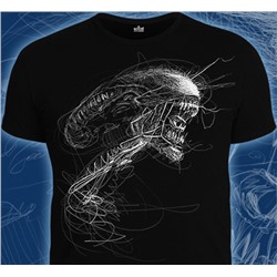 Футболка  ALIEN ART (Светится в темноте и ультрафиолете)
