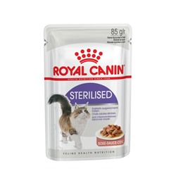 Влажный корм RC Sterilised для стерилизованных кошек, в соусе, пауч, 85 г