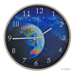 Часы настенные Космос 30 см / 2020-3 /уп 20/