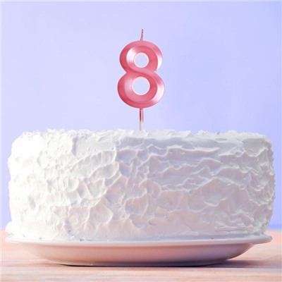 Свеча для торта, цифра «8», 11,5 х 2,3 см