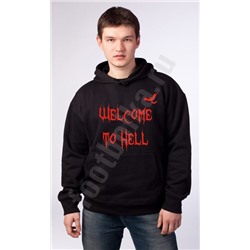 Толстовка-кенгурушка Halloween "Welcome to Hell"