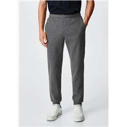 Pantalón jogger jaspeado -  Hombre | MANGO OUTLET España