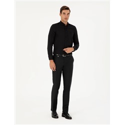 Тканневые брюки Black Slim Fit