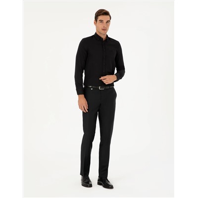 Тканневые брюки Black Slim Fit
