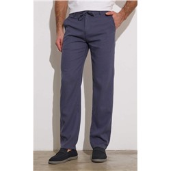 Брюки лен F111-0855 deep grey