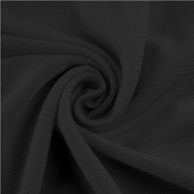 Лоскут кашкорсе с лайкрой, 50 × 50 см, цвет чёрный