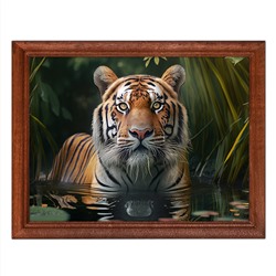 POSG-0272 Постер в рамке 23x17см Тигр