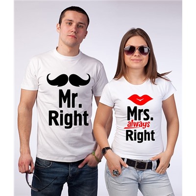 Мужская футболка "Mr. Right" SALE