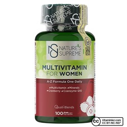 Nature's Supreme Мультивитамины для женщин 100 капсул