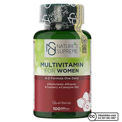 Nature's Supreme Мультивитамины для женщин 100 капсул