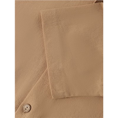 Костюм для мальчика (рубашка, шорты) KAFTAN, размер 34 (122-128 см), бежевый